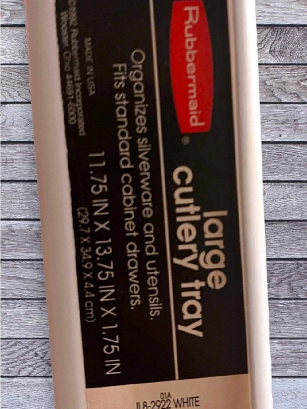 Rubbermaid cutlery trays
